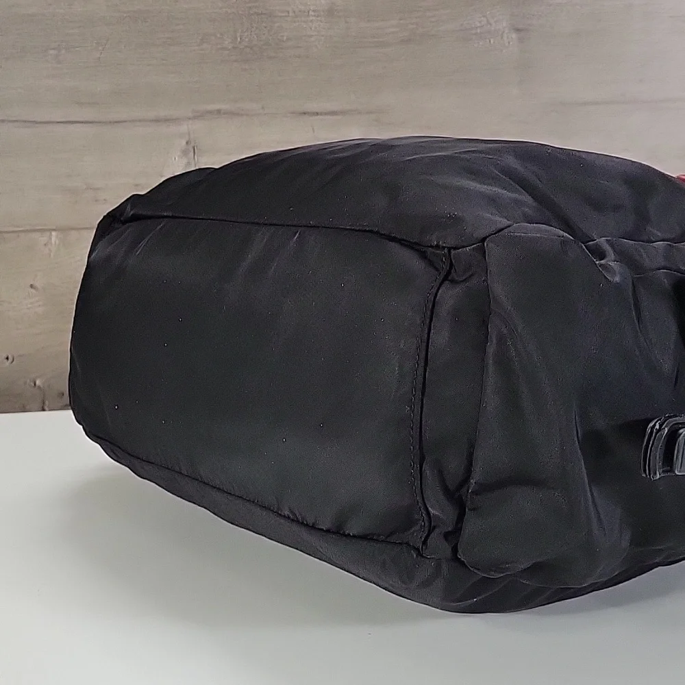 Tumi Black Nylon/Leather Tote with Dual Top Handles